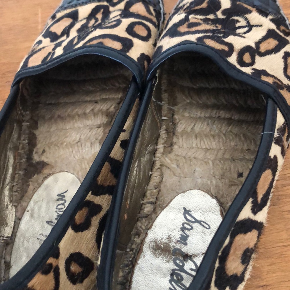 sam edelman leopard espadrilles size 7 - Picture 3 of 6